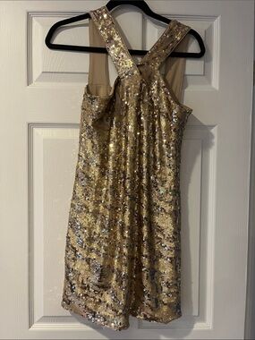 rachel zoe gold sequin dress | Dresses | Rachel Zoe Jinny